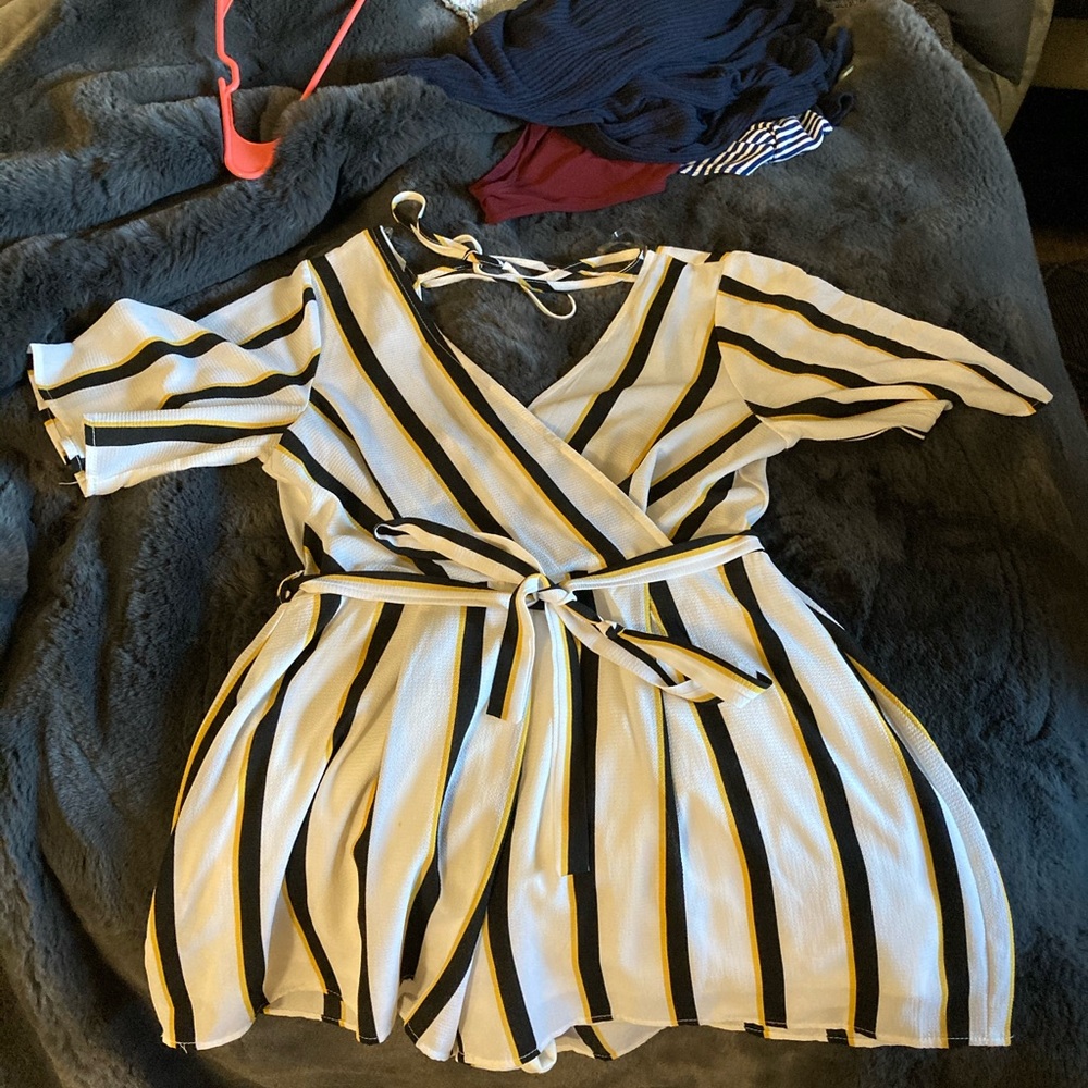 Francescas striped romper!